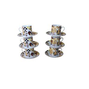 Favory Espresso Set Cup Saucer 6 Cafe 91534